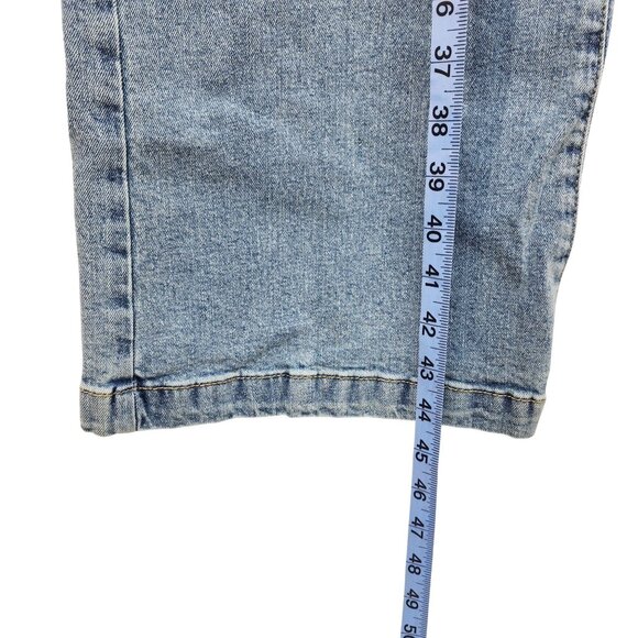 Cotton On Womens Curvy Bootcut Jeans Size 32 Stretch Blue high waist Flare - Picture 10 of 12